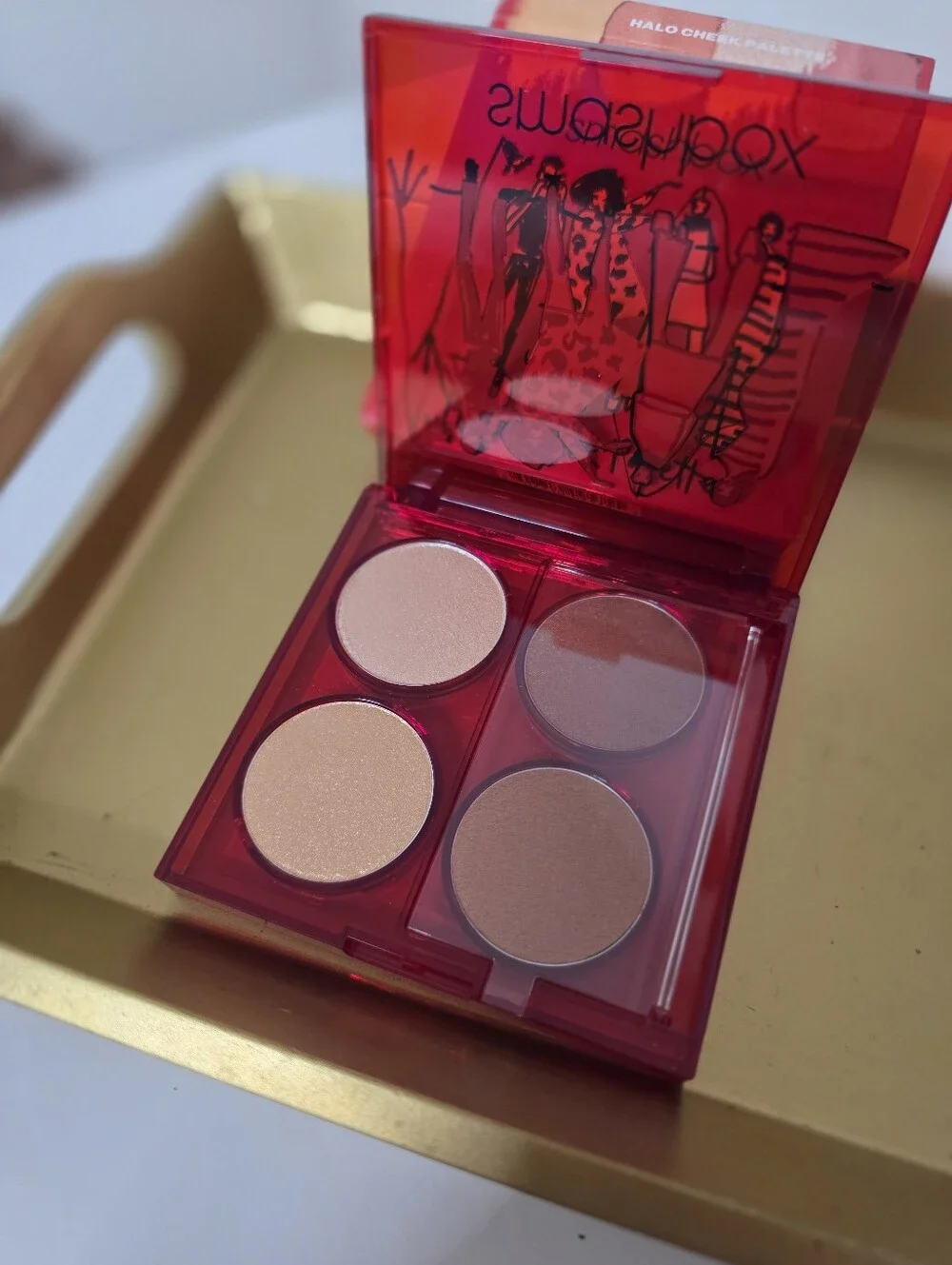 Smashbox Halo Cheek Palette - Red Pink Trio